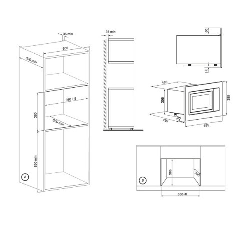 Микроволновая печь KRONA LAUNE 60 WH DOTS K