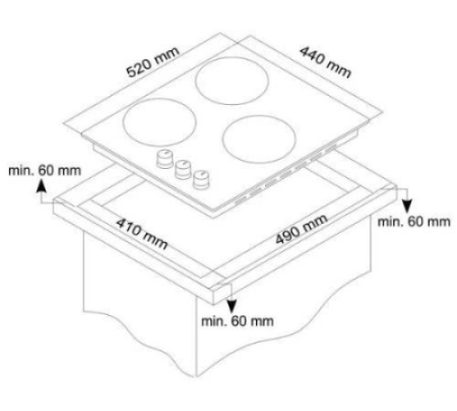 Варочная поверхность SIMFER H45V35M555