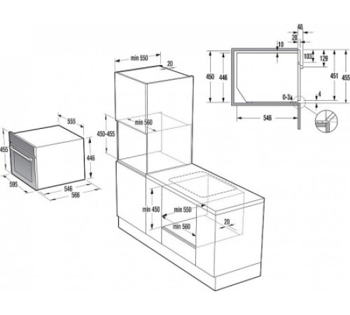Духовой шкаф GORENJE gcm 512 x