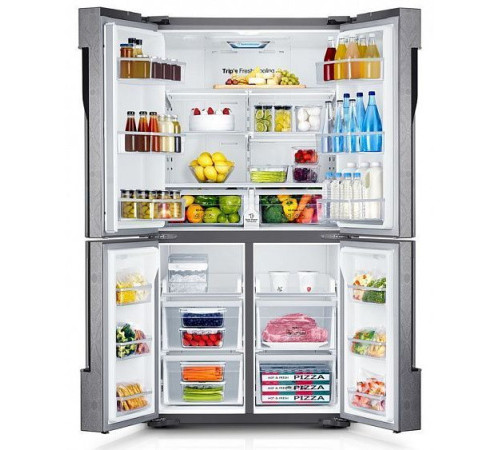 Холодильник Samsung RF905QBLAXW серебристый