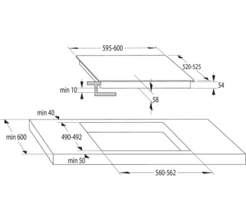 Варочная поверхность GORENJE GI6401BSC