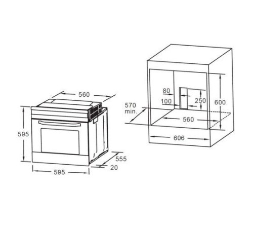 Духовой шкаф AKPO PEA 6508F MMD01 IV