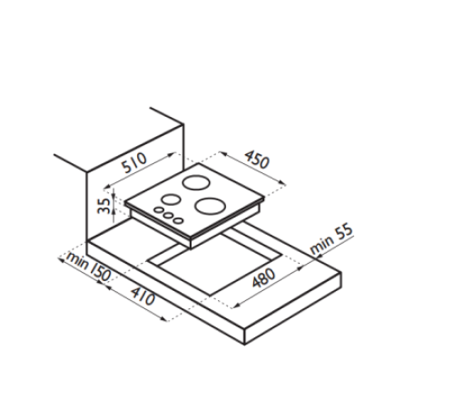 Варочная панель ARDESIA PFS 4030 VХ