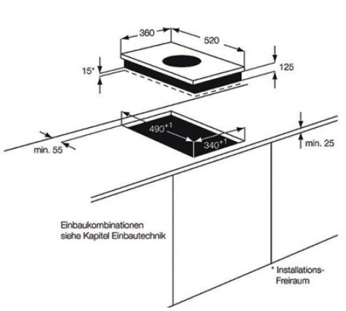 Поверхность AEG HK 654400 XB