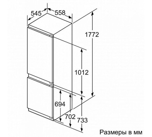 Холодильник BOSCH KIN86af30