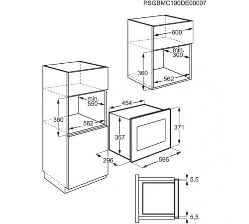 Микроволновая печь ZANUSSI ZMBN2SX черный/нержавеющая сталь