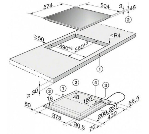 Варочная панель Miele KM 6314
