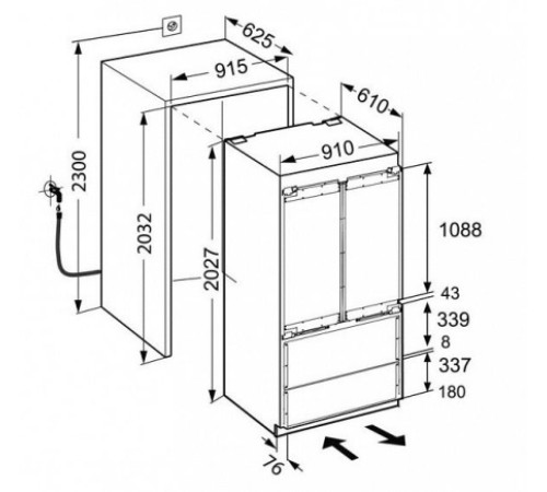 Холодильник LIEBHERR ECBN 6256-23 001