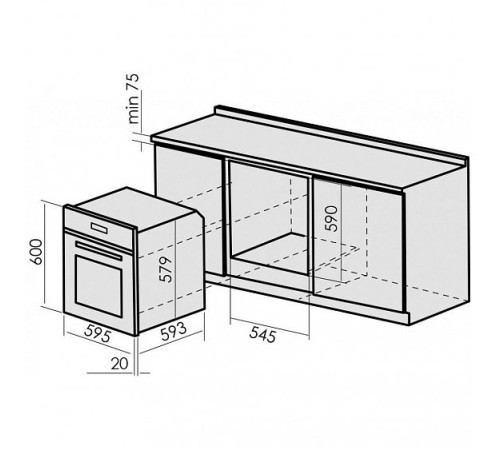 Духовой шкаф  MBS DE-601
