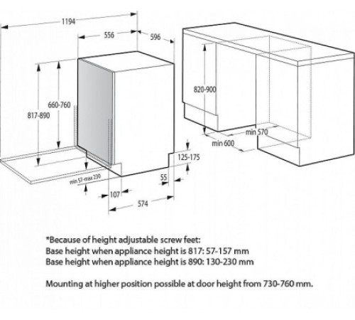 Посудомоечная машина GORENJE GV661D60