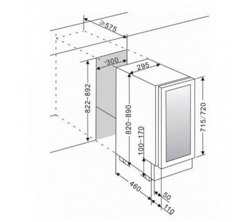 Винный шкаф CLIMADIFF AV18CDZ