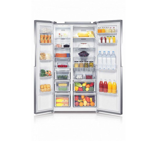 Холодильник side by side SAMSUNG rs-552 nruasl серебристый