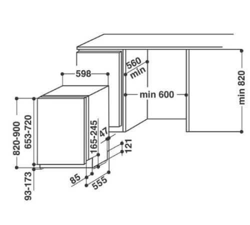 Посудомоечная машина Whirlpool WIE 2B19
