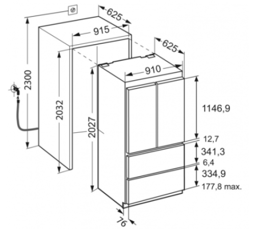 Холодильник LIEBHERR ECBN 6256