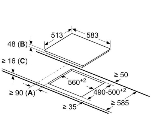 Варочная поверхность BOSCH PPKF645BB1R