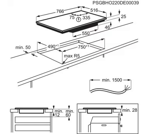 Варочная поверхность AEG IAE84411XB