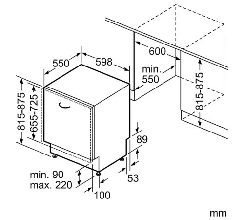 Посудомоечная машина SIEMENS SN65EX57CE