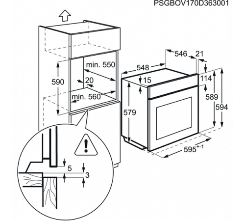 Духовой шкаф AEG BCR742350B