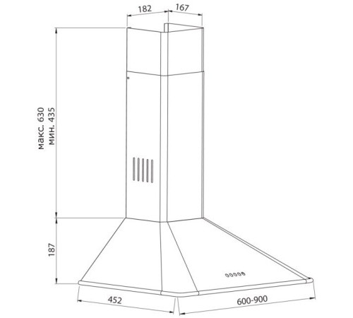 Газовая панель DARINA T1 BGM 341 11 W