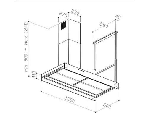 Вытяжка SIRIUS SILT 36 TC NEMESI