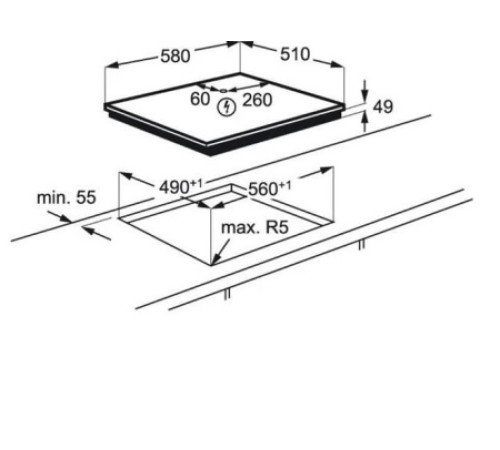 Варочная поверхность ELECTROLUX CIV634