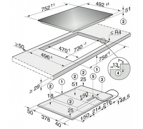 Варочная панель Miele KM 6308