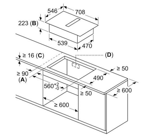 Варочная поверхность NEFF T47TD7BN2