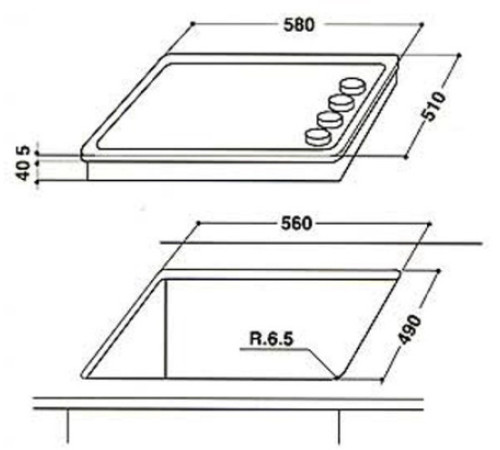 Поверхность WHIRLPOOL akm 528 ae