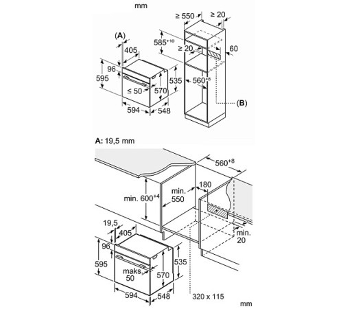 Духовой шкаф BOSCH HBA3540B0