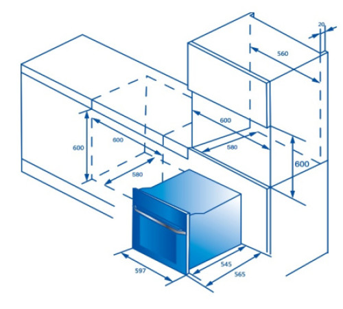 Духовой шкаф HAIER HOQ-K2ANN3GB