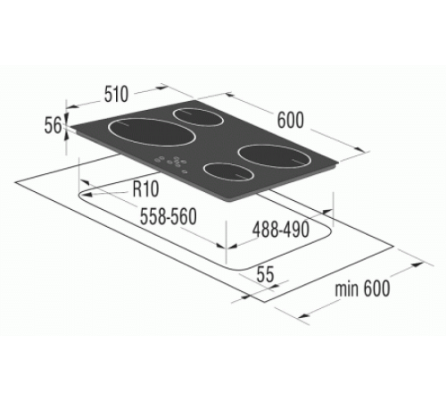 Поверхность GORENJE it 612 asc