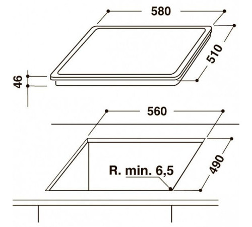 Варочная панель HOTPOINT-ARISTON HAR 643 TF