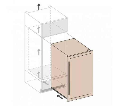 Винный шкаф DUNAVOX DAVS-72.185DSS