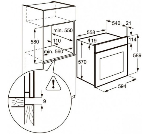 Духовой шкаф ZANUSSI zog 11311 xk