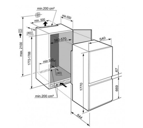 Винный шкаф CAVANOVA CV180T