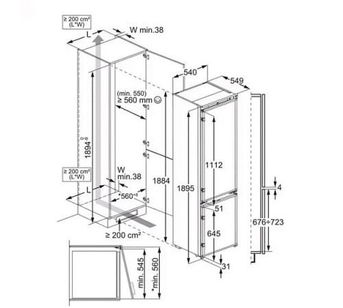 Холодильник ELECTROLUX ENC8MD19S