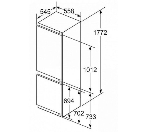 Холодильник BOSCH KIN86AFF0