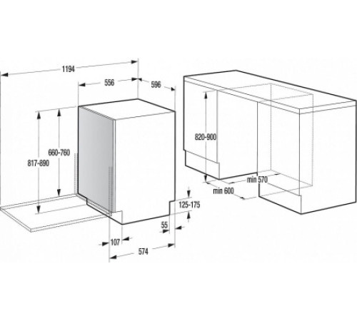 Посудомоечная машина Gorenje GV66160
