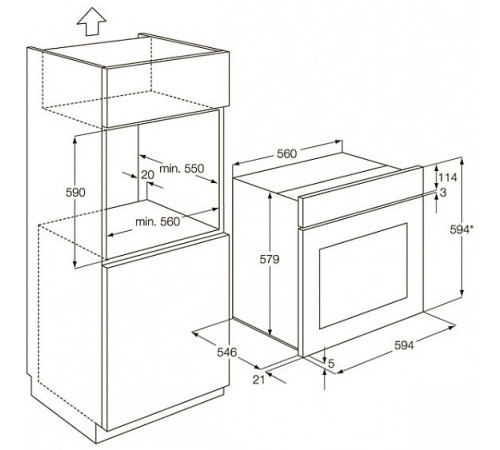 Духовой шкаф AEG bp 731462 nm