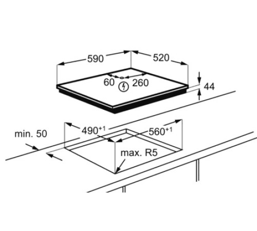 Варочная поверхность ELECTROLUX KIS62443