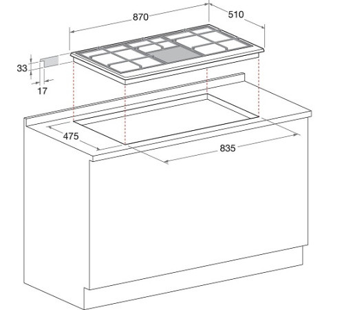 Поверхность HOTPOINT-ARISTON PHN 961 TS IX/HA
