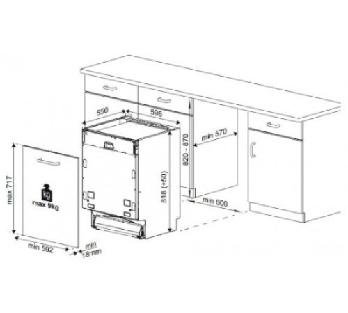 Посудомоечная машина BEKO DIN 24310