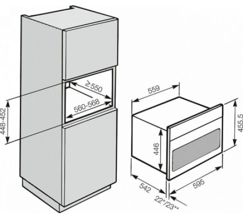 Духовой шкаф MIELE H6100BM EDST/CLST сталь CleanSteel