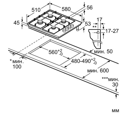 Варочная поверхность BOSCH PBP6C6B93R