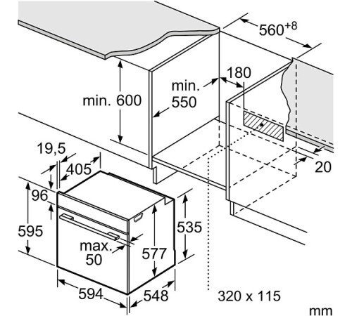 Духовой шкаф NEFF B6AVH7AN1