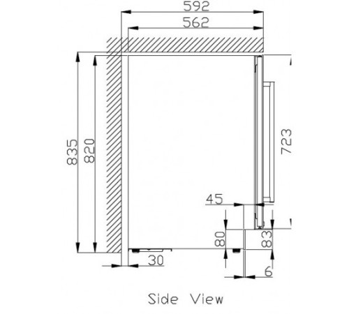 Винный шкаф DUNAVOX DAU-46.146DB