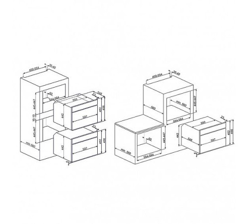 Электрический духовой шкаф SMEG SF4140VC