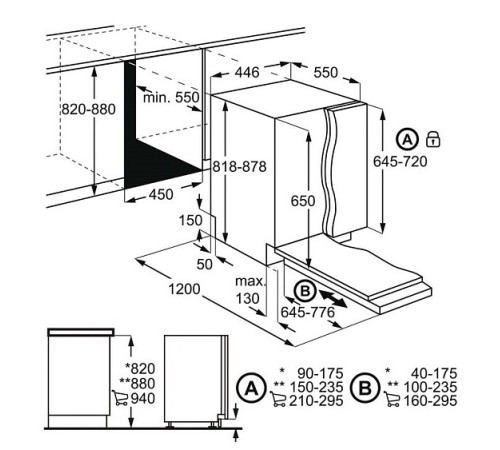 Посудомоечная машина ELECTROLUX EEA12100L