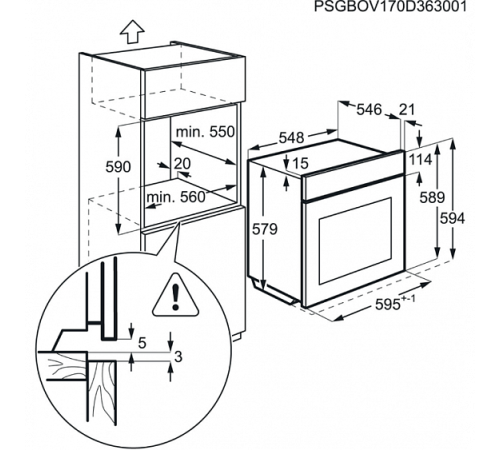 Духовой шкаф AEG BCR742350B