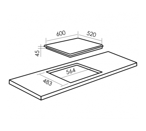 Варочная панель MBS PG-615WH